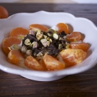 Greek Yogurt with Clementines, Chocolate, and Pistachios