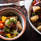 Panzanella (and an adventure in breadmaking)