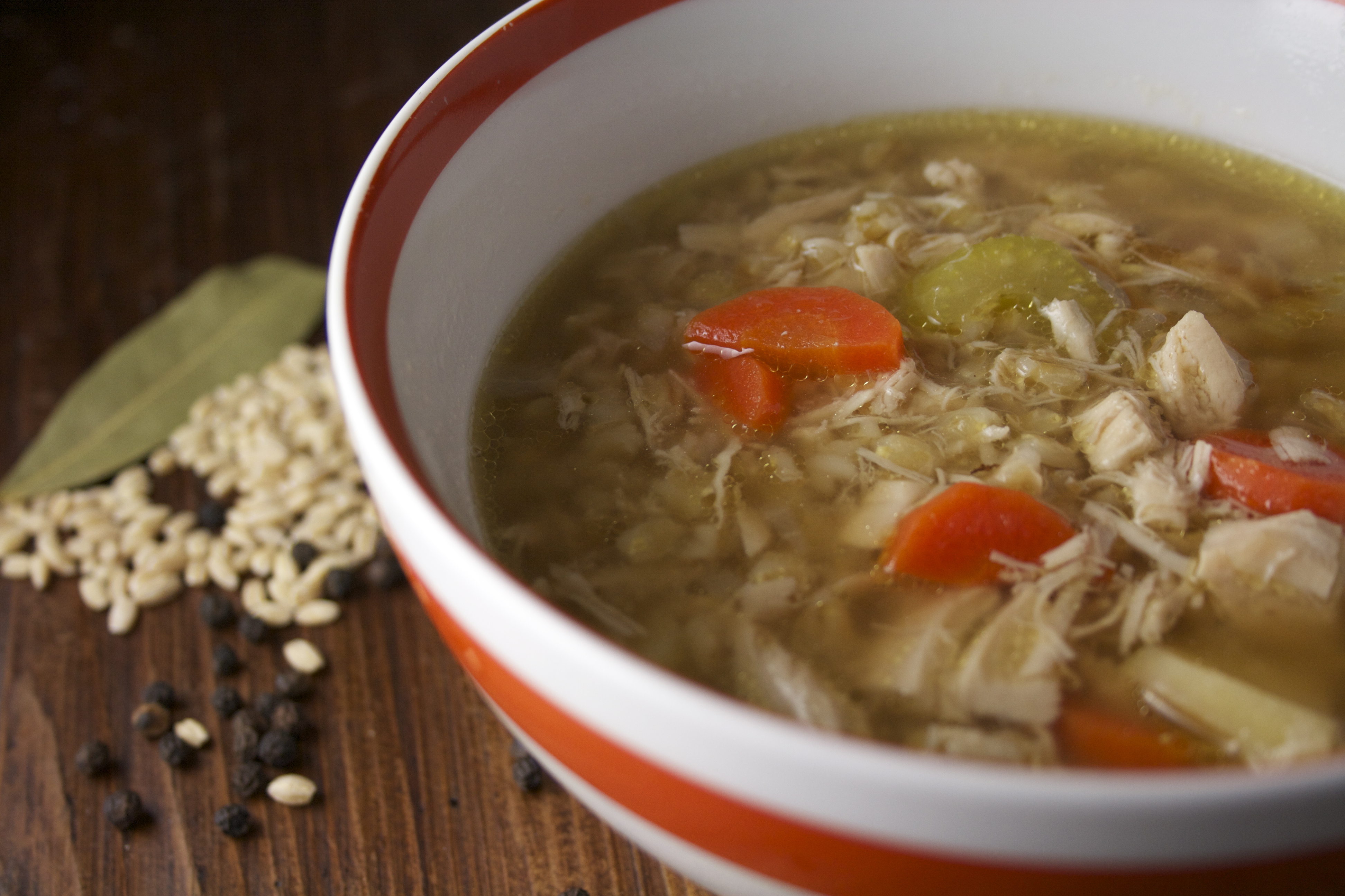 Vegetable Chicken Barley Soup - Words of Deliciousness